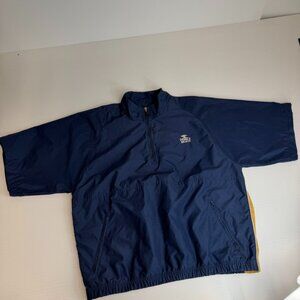 Pebble Beach Jacket Men Large Quarter Zip Wind Water Resistant Golf Work Core Ex